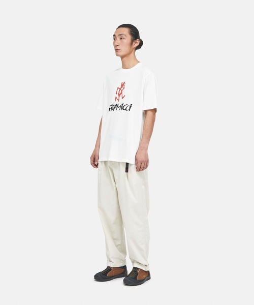 Gramicci（グラミチ）の「GRAMICCI/グラミチ GRAMICCI LOGO TEE | グラミチロゴTシャツ（Tシャツ/カットソー・メンズ・ホワイト/ブラック/マスタード・S/M/L/XL/XXL）」の7枚目の写真