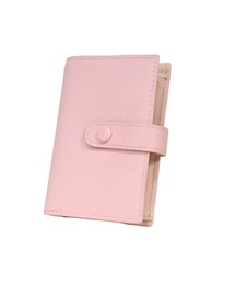 JOYA（ジョヤ）の「バイカラー牛革　ベルト付き縦型二つ折り財布（財布）」