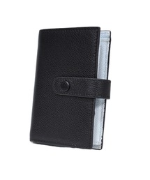 JOYA（ジョヤ）の「バイカラー牛革　ベルト付き縦型二つ折り財布（財布）」