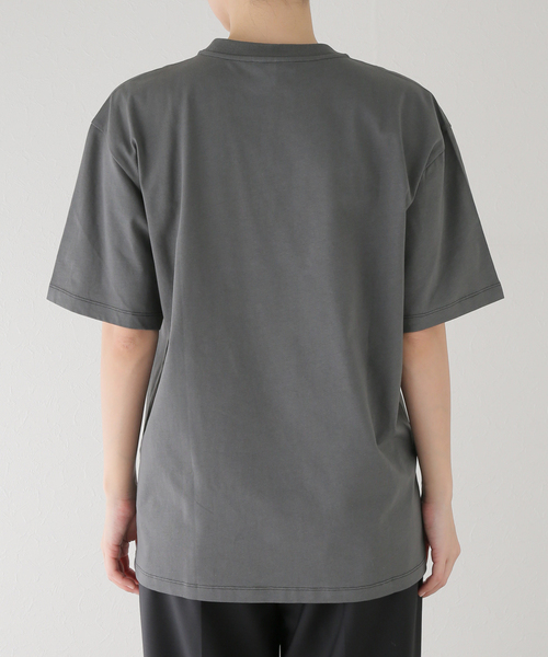 (関税・送料込) Ganni グレー ウォッシュド ハート Tシャツ ガニー Tシャツ カットソー グレー レディース GANNI T3920 921