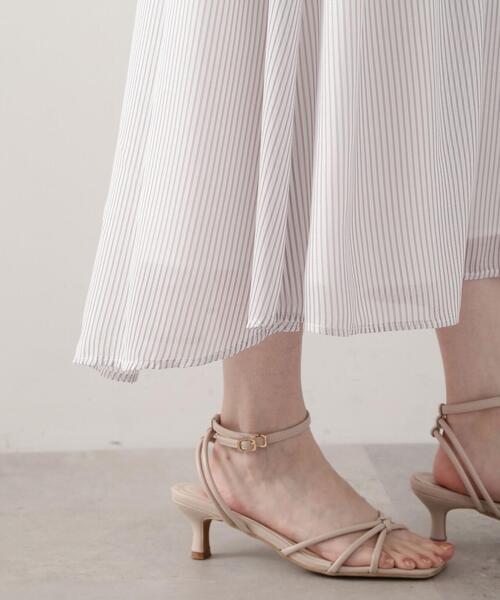 PROPORTION BODY DRESSING（プロポーションボディドレッシング）の「シアーストライプスカート / 1214120418（スカート・レディース・ブラウン/ブルー系その他・SMALL/MEDIUM）」の22枚目の写真