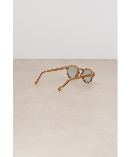 AZUL by moussy（アズールバイマウジー）の「ラウンドクリアレンズアイウェア（メガネ・メンズ・ブラック/ベージュ/グレー・FREE）」の7枚目の写真