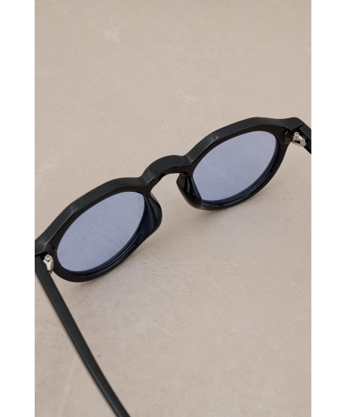 AZUL by moussy（アズールバイマウジー）の「ラウンドクリアレンズアイウェア（メガネ・メンズ・ブラック/ベージュ/グレー・FREE）」の16枚目の写真