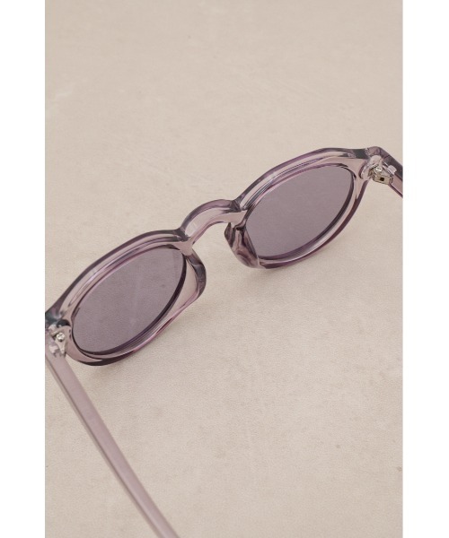 AZUL by moussy（アズールバイマウジー）の「ラウンドクリアレンズアイウェア（メガネ・メンズ・ブラック/ベージュ/グレー・FREE）」の10枚目の写真