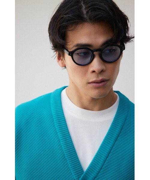 AZUL by moussy（アズールバイマウジー）の「ラウンドクリアレンズアイウェア（メガネ・メンズ・ブラック/ベージュ/グレー・FREE）」の22枚目の写真