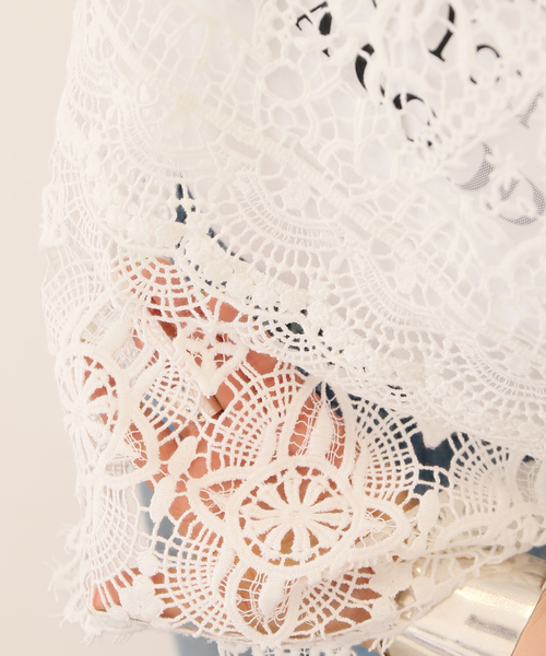 ジャーナルスタンダードラックス コットンレースリブBL JOURNAL STANDARD LUXE（ジャーナルスタンダード ラックス）の