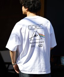 POLeR | 限定展開 POLeR×FREAK'S STORE/ポーラー 別注 ビッグシルエット バックプリント クルーネックTシャツ(Tシャツ/カットソー)