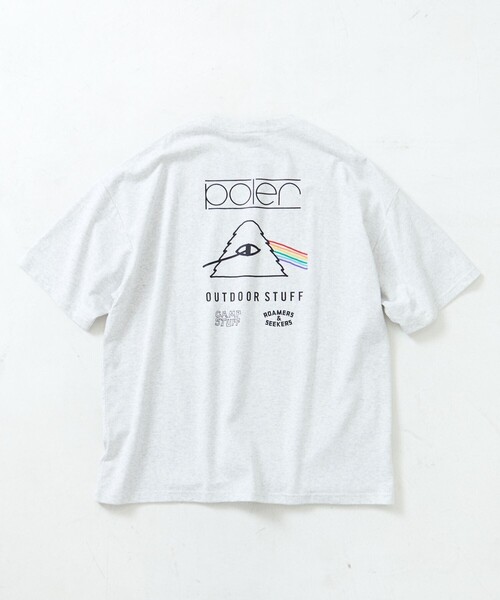 POLeR(ポーラー)の「限定展開 POLeR×FREAK'S STORE/ポーラー 別注 ビッグシルエット バックプリント クルーネックTシャツ(Tシャツ/カットソー・メンズ・ネイビー/アッシュグレー/スミクロ/グレイッシュベージュ/ホワイト・SMALL/LARGE/MEDIUM)」の20枚目の写真