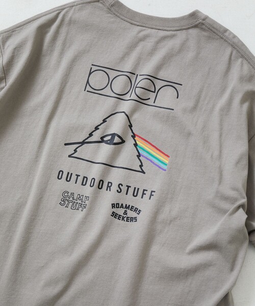 POLeR(ポーラー)の「限定展開 POLeR×FREAK'S STORE/ポーラー 別注 ビッグシルエット バックプリント クルーネックTシャツ(Tシャツ/カットソー・メンズ・ネイビー/アッシュグレー/スミクロ/グレイッシュベージュ/ホワイト・SMALL/LARGE/MEDIUM)」の12枚目の写真