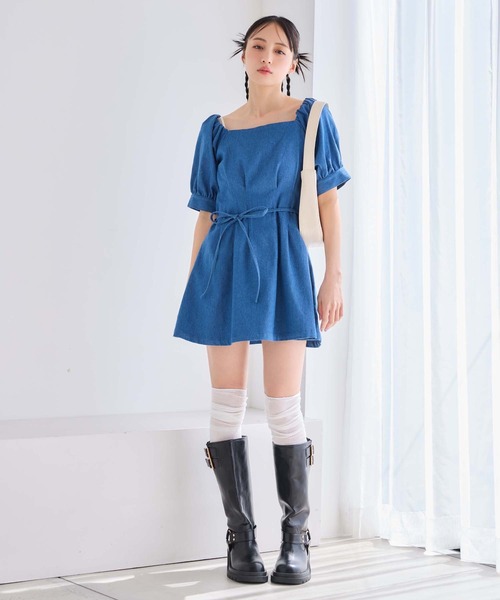 ナイスクラップ バイカーブーツ ブラック one after another NICE CLAUP（ワンアフターアナザーナイ
