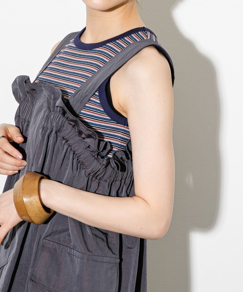 クロップドタンクトップ - ダークブラウン - レディース | H&M JP