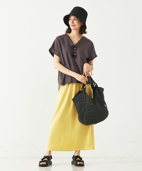 abahouse mavie(アバハウスマヴィ)の「ラフィアバケットハット(ハット・レディース・ブラック/ベージュ・フリー)」の7枚目の写真