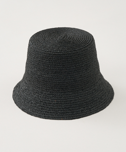 abahouse mavie(アバハウスマヴィ)の「ラフィアバケットハット(ハット・レディース・ブラック/ベージュ・フリー)」の11枚目の写真