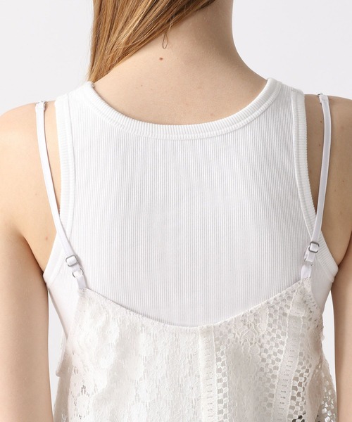 FOREVER21 ワンピース 「2024SS」ドットチュールキャミ