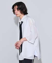 JUNRED | ボウタイオーバーサイズシャツ(シャツ/ブラウス)