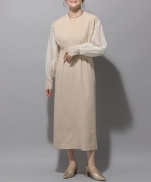 LEPSIM | 【結婚式/オケージョン】シアースリーブタックワンピース 113244(ドレス)