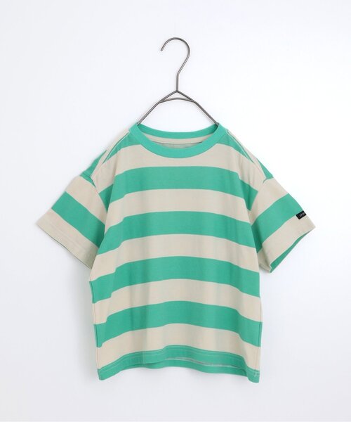 p.premier(ピードットプルミエ)の「イロチ買いしたいシンプル総柄Tシャツ(Tシャツ/カットソー・キッズ・ブラック/オレンジ/ブラウン/ブルー/アイボリー・120/110/100/90/80/140/130)」の11枚目の写真