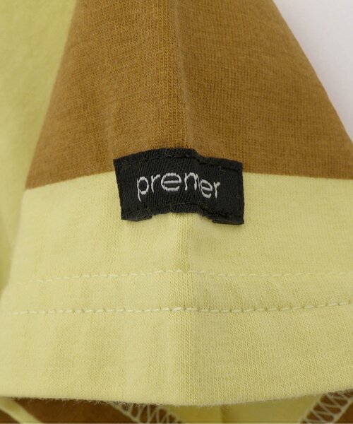 p.premier(ピードットプルミエ)の「イロチ買いしたいシンプル総柄Tシャツ(Tシャツ/カットソー・キッズ・ブラック/オレンジ/ブラウン/ブルー/アイボリー・120/110/100/90/80/140/130)」の13枚目の写真