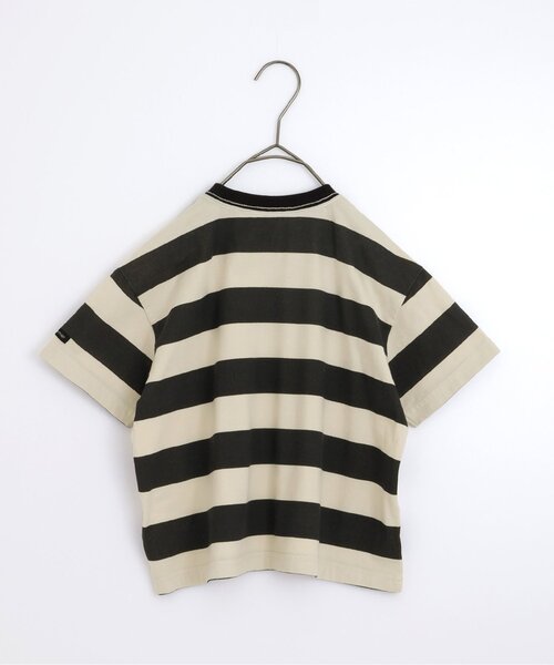 p.premier(ピードットプルミエ)の「イロチ買いしたいシンプル総柄Tシャツ(Tシャツ/カットソー・キッズ・ブラック/オレンジ/ブラウン/ブルー/アイボリー・120/110/100/90/80/140/130)」の16枚目の写真