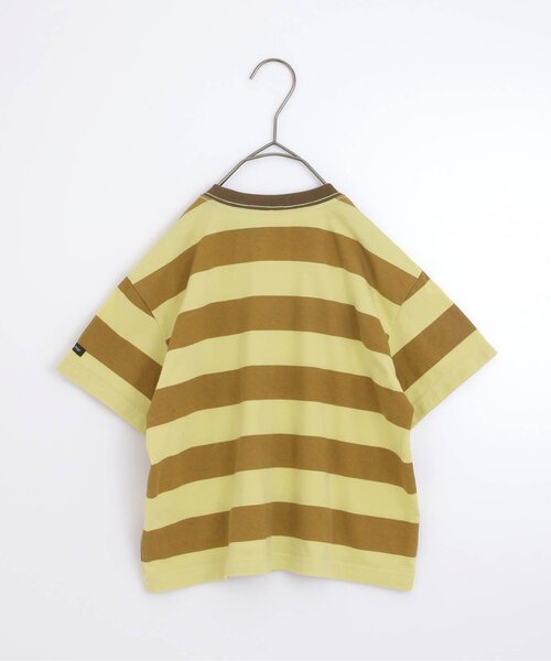 p.premier(ピードットプルミエ)の「イロチ買いしたいシンプル総柄Tシャツ(Tシャツ/カットソー・キッズ・ブラック/オレンジ/ブラウン/ブルー/アイボリー・120/110/100/90/80/140/130)」の18枚目の写真