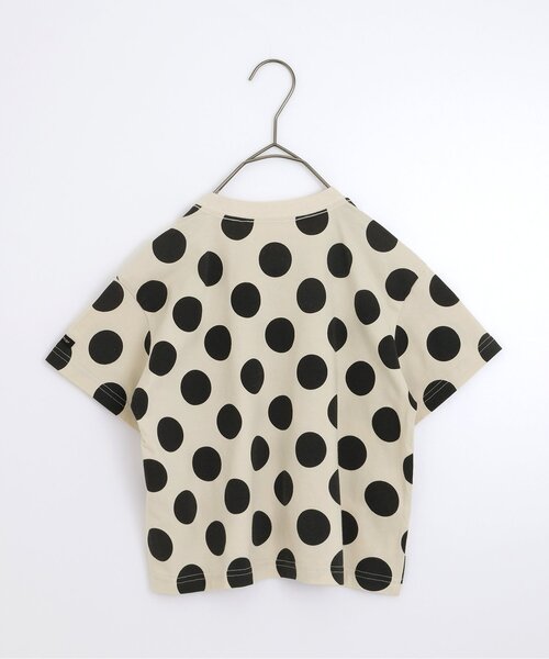 p.premier(ピードットプルミエ)の「イロチ買いしたいシンプル総柄Tシャツ(Tシャツ/カットソー・キッズ・ブラック/オレンジ/ブラウン/ブルー/アイボリー・120/110/100/90/80/140/130)」の19枚目の写真