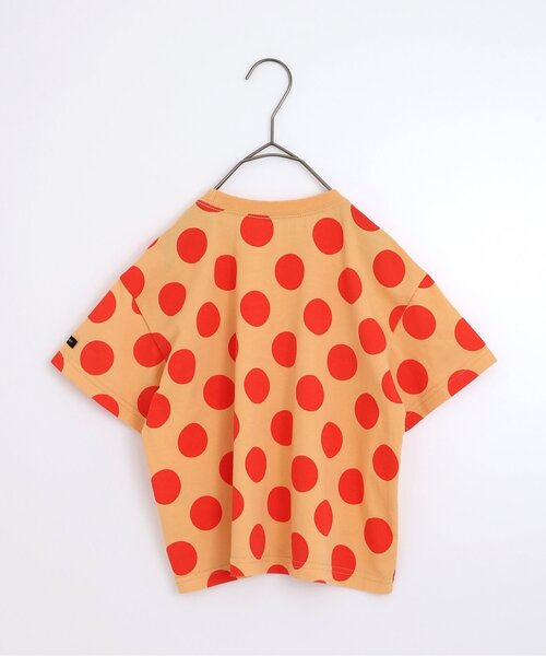 p.premier(ピードットプルミエ)の「イロチ買いしたいシンプル総柄Tシャツ(Tシャツ/カットソー・キッズ・ブラック/オレンジ/ブラウン/ブルー/アイボリー・120/110/100/90/80/140/130)」の20枚目の写真