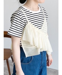 reca | チュールアシメフリルビスチェ(キャミソール)