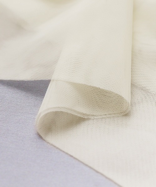 reca（レカ）の「チュールアシメフリルビスチェ（キャミソール・レディース・アイボリー/ブラック・M）」の11枚目の写真