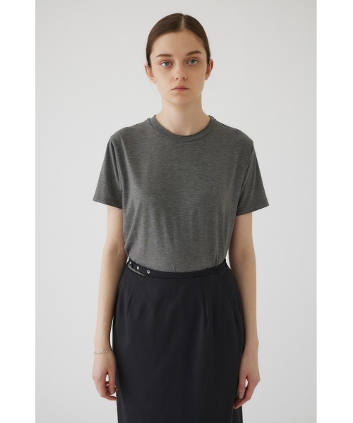 RIM.ARK(リムアーク)の「Smooth texture T-SH(Tシャツ/カットソー・レディース・ベージュ/ホワイト/杢グレー/ライトブルー/カーキ・FREE)」の17枚目の写真