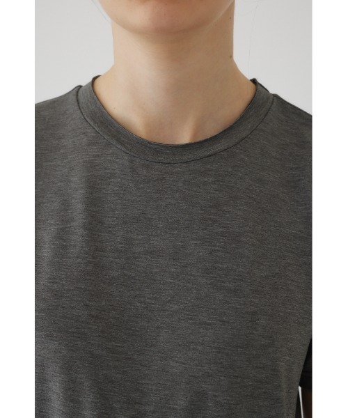 RIM.ARK(リムアーク)の「Smooth texture T-SH(Tシャツ/カットソー・レディース・ベージュ/ホワイト/杢グレー/ライトブルー/カーキ・FREE)」の18枚目の写真