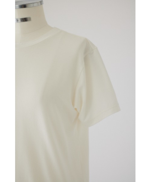 RIM.ARK(リムアーク)の「Smooth texture T-SH(Tシャツ/カットソー・レディース・ベージュ/ホワイト/杢グレー/ライトブルー/カーキ・FREE)」の7枚目の写真