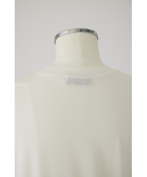 RIM.ARK(リムアーク)の「Smooth texture T-SH(Tシャツ/カットソー・レディース・ベージュ/ホワイト/杢グレー/ライトブルー/カーキ・FREE)」の12枚目の写真
