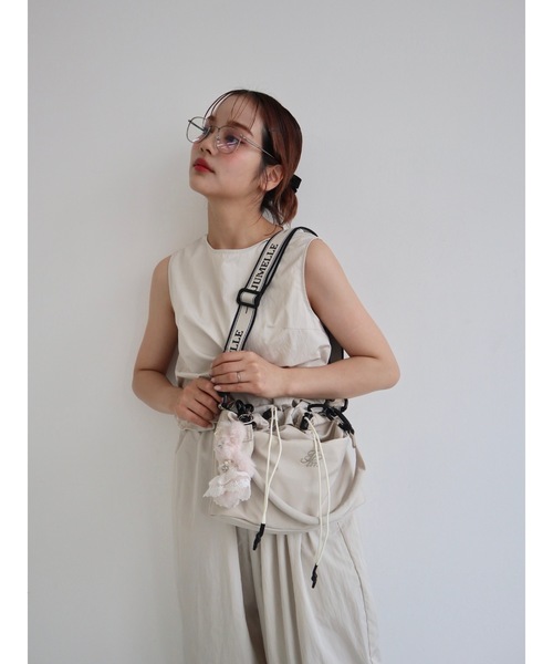 JUMELLE（ジュメロ）の「taffeta all in one（サロペット/オーバーオール・レディース・アイボリー/ブラック・MEDIUM）」の13枚目の写真
