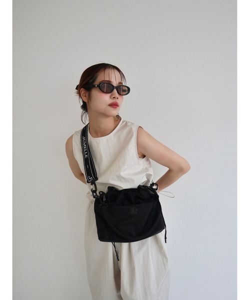 JUMELLE（ジュメロ）の「taffeta all in one（サロペット/オーバーオール・レディース・アイボリー/ブラック・MEDIUM）」の14枚目の写真