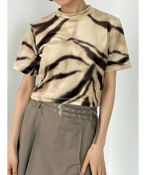 EMODA(エモダ)の「ハイネックベロアトップス(Tシャツ/カットソー・レディース・その他/ライム/ブルー/ブラック/その他1・FREE)」の5枚目の写真