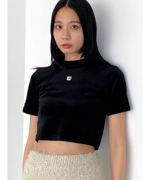 EMODA(エモダ)の「ハイネックベロアトップス(Tシャツ/カットソー・レディース・その他/ライム/ブルー/ブラック/その他1・FREE)」の6枚目の写真