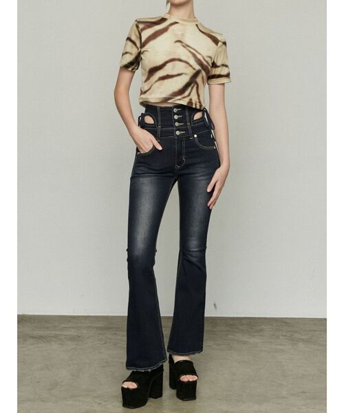 EMODA(エモダ)の「ハイネックベロアトップス(Tシャツ/カットソー・レディース・その他/ライム/ブルー/ブラック/その他1・FREE)」の12枚目の写真