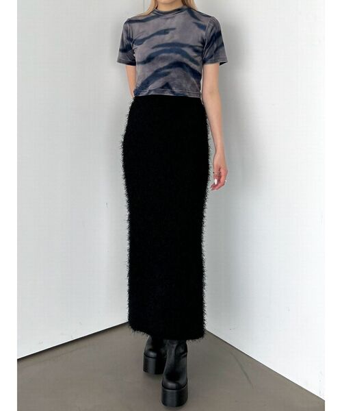 EMODA(エモダ)の「ハイネックベロアトップス(Tシャツ/カットソー・レディース・その他/ライム/ブルー/ブラック/その他1・FREE)」の14枚目の写真