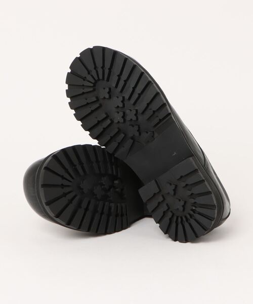 shoes365(シューズスリーシックスファイヴ)の「【shoes365】ラウンドトゥ厚底ウォッシュレザーシューズ(その他シューズ・メンズ・ブラック・24.5cm/25.0cm/25.5cm/26.0cm/26.5cm/27.0cm)」の3枚目の写真