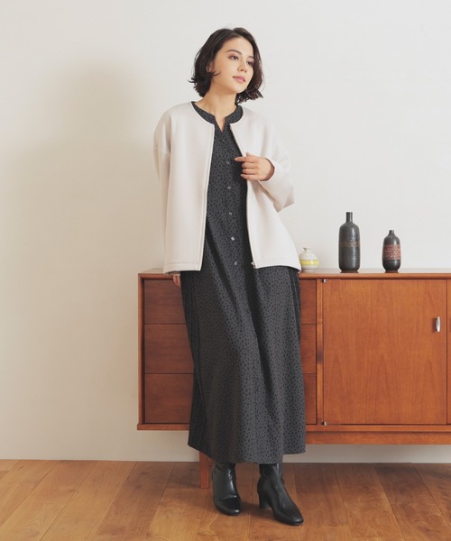 プリーツ切替ワンピース（ワンピース）｜GLACIER lusso（グラシア  