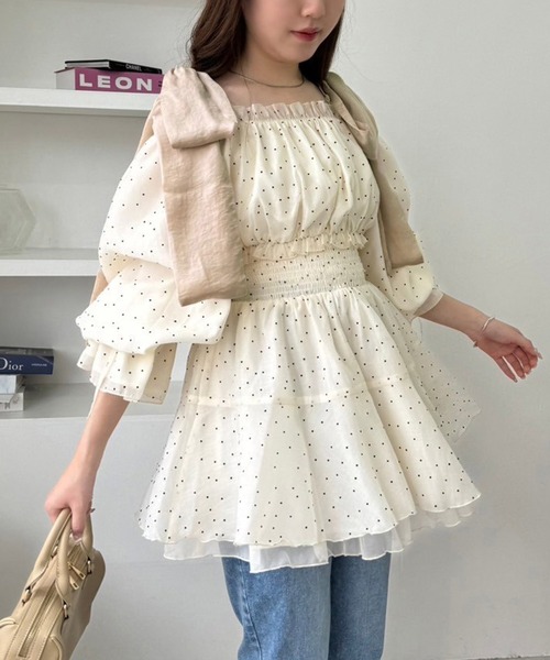 美品✨KAPITAL キャピタル リネン トップス チュニック ボーダー リボン 美品✨KAPITAL キャピタル リネン トップス チュニック ボーダー