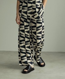 anuke アンヌーク Geometric Satin Pants ànuke online store（アンヌーク） / Geometric Satin