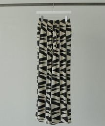 anuke アンヌーク Geometric Satin Pants ànuke online store（アンヌーク） / Geometric Satin