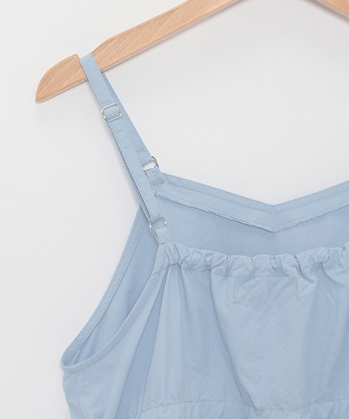 メゾピアノジュニアキャミワンピース＆ボーダーTシャツセット150