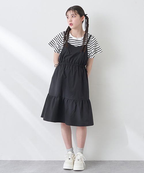 メゾピアノジュニア　キャミワンピース＆メローTシャツセット　160 楽天市場】メゾピアノジュニア(mezzo piano junior)キャミワンピース