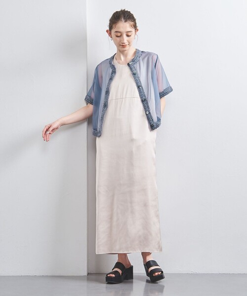 2024AW UNITED ARROWS オーガンジー 2WAY ブラウス 2024AW UNITED ARROWS オーガンジー 2WAY ブラウス - メルカリ