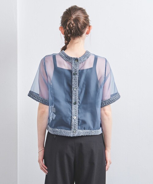 2024AW UNITED ARROWS オーガンジー 2WAY ブラウス 2024AW UNITED ARROWS オーガンジー 2WAY ブラウス - メルカリ