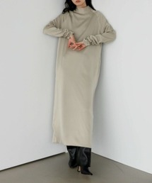 high-neck satin onepiece