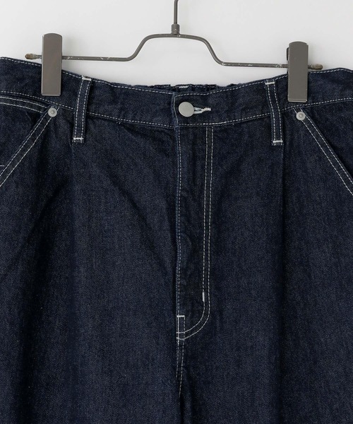 LOWRYS FARM（ローリーズファーム）の「デニムワイドパンツ  131414（デニムパンツ・メンズ・インディゴブルー/ブラック・MEDIUM/LARGE）」の7枚目の写真