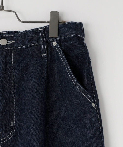 LOWRYS FARM（ローリーズファーム）の「デニムワイドパンツ  131414（デニムパンツ・メンズ・インディゴブルー/ブラック・MEDIUM/LARGE）」の8枚目の写真